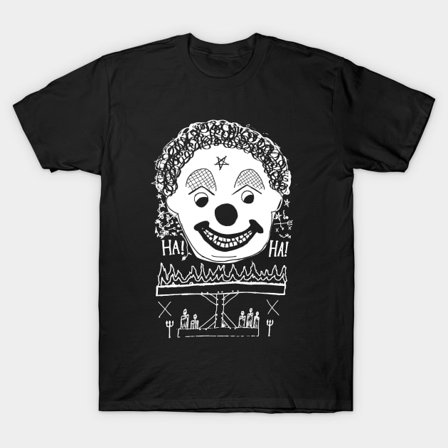 Creepy Clown T-Shirt by occultfx